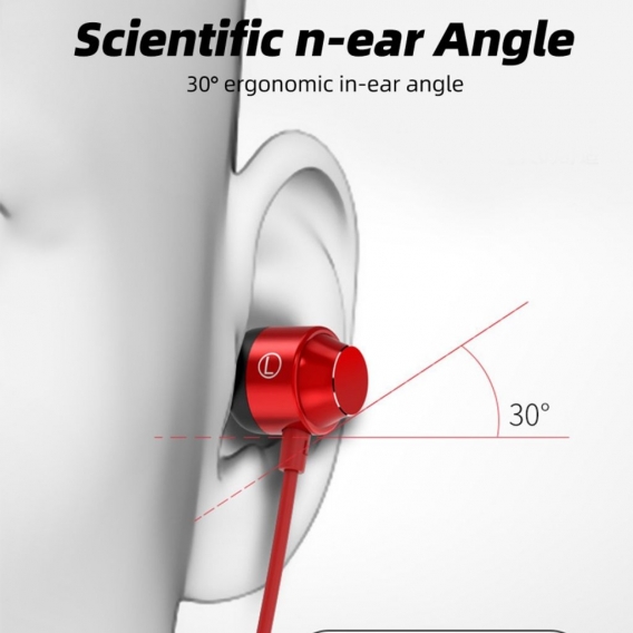 AcserGery Typ-C-Metallkopfhörer In-Ear-Mikrofon-Drahtsteuerungs-Bass-Magnet-Headset-Kopfhörer für Huawei P40 Typ C-Telefon