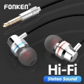 AcserGery Typ C Metal Serious Bass Earbuds Intelligence Tuning Bring Wheat Earplugs Kopfhörer Kabelgebundenes Stereo-Musik-Heads