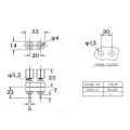 AcserGery Dual 4mm Bananenstecker Buchse Buchse Bindepfosten für Lautsprecherverstärker Klemme \n