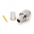 AcserGery 1 Set N Typ Crimp Plug RF Stecker Koaxial Konverter Adapter für LMR400 RG8 Kabel