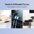 AcserGery Silikonkabel Organizer Unterstützung USB Typ-C Kabel Schreibtisch Organizer Halter für Tastatur Kopfhörer Kabel Organi