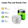 AcserGery Bluetooth Wireless Portable Speaker Mini-Lautsprecher mit Hifi-Stereo-Bass für alle Mobiltelefone