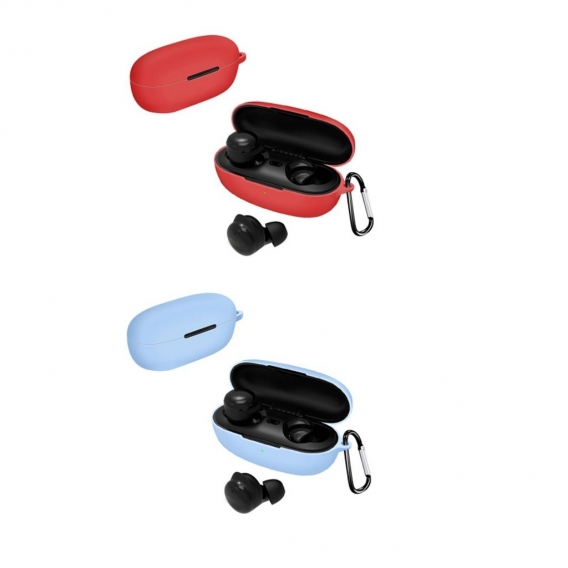 AcserGery Tragende Kopfhörerhüllen für QCY T17 Wireless Earphone Storage Covers Replacement