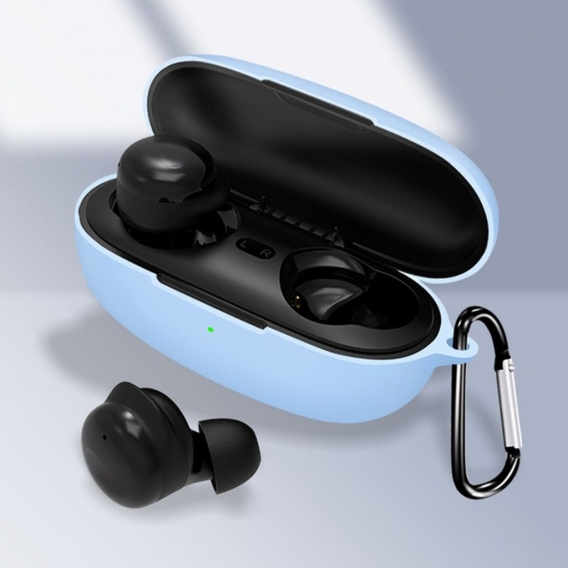 AcserGery Tragende Kopfhörerhüllen für QCY T17 Wireless Earphone Storage Covers Replacement