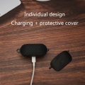 AcserGery Anti-Fall-Schutzhülle aus weichem Silikon, kompatibel mit J-BL Wave 100TWS Wireless Earbud Charging Case Anti-Drop-Sch