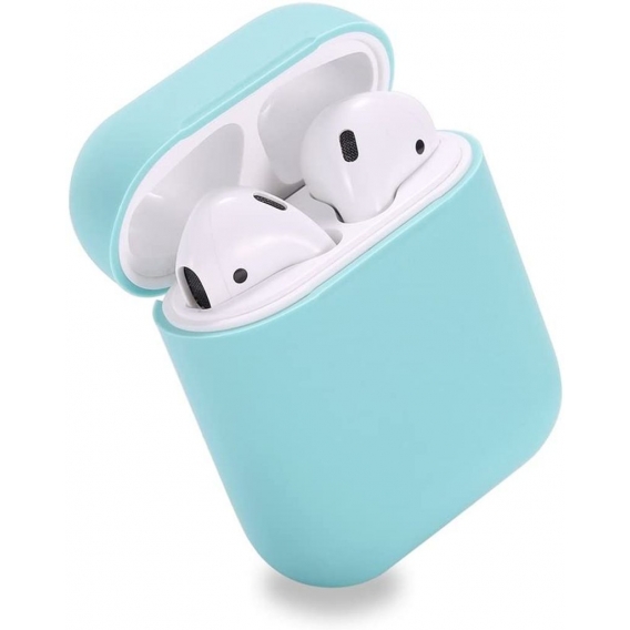 AcserGery Airpods Schutzhülle Airpod Case Airpods Case Hülle.Airpods Schutzhülle Silikonhülle Abdeckung Haut mit Sport Strap für