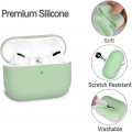 AcserGery Silikon Hülle kompatibel mit AirPods Pro Case und Schutzhülle für AirPods Pro, Stoßfeste Weiche Dünne Case für Airpods