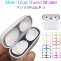 AcserGery Zubehör Staubschutz Haut Eisenspäne für AirPods Airpod Pro Schutzhülle Staubdicht Galvanisieren Ultradünner Metallfilm