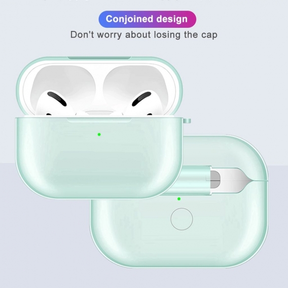 AcserGery Bluetooth-Kopfhörer-Ladebox für Apple Airpods Pro Candy Color Wireless Headset Soft Cover