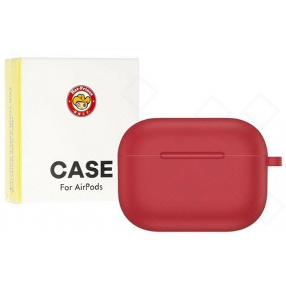 ENKAY Ear Phone TPU Protector Case für Apple Airpods Pro - red