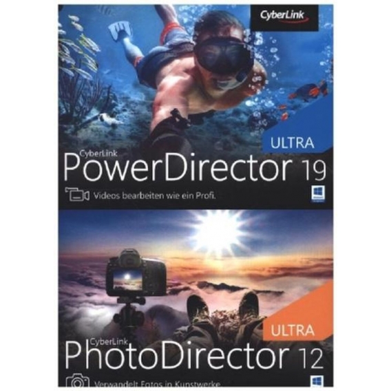 CyberLink PowerDirector 19 Ultra & PhotoDirector 12 Ultra Duo, 1 DVD-ROM