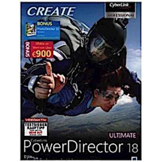 CyberLink PowerDirector 18 Ultimate, 1 DVD-ROM