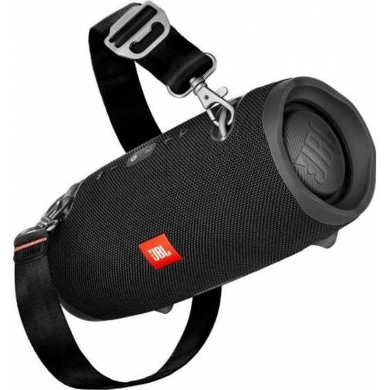 JBL Xtreme 2 Bluetooth Lautsprecher 10000 mAh Akku Wasserdicht Tragbar Connect+, Farbe: Schwarz