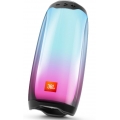 JBL Pulse 4 Mobiler Bluetooth Lautsprecher Wireless Speaker Wasserdicht 360° Lichtshow LED App, Farbe:Schwarz