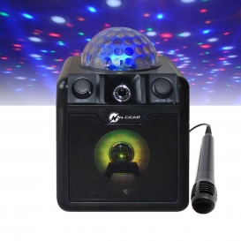 More about N-GEAR N-Gear DISCO410 Karaoke & Party Bluetooth Lautsprecher mit Discokugel, Lichteffekten & Mikrofon Bluetooth-Lautsprecher