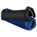 Tragbare, weiche Silikon-Schutzhülle für Lautsprecher, mit Riemen, für Sony SRS-XB43 Bluetooth-Lautsprecher, Zubehör (Schwarz)