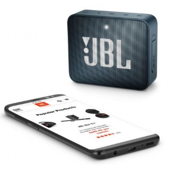 JBL GO2 Tragbarer Bluetooth Lautsprecher, Farbe: Navy