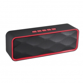 More about Ultra laute Bluetooth-Lautsprecher mit hohem Bass Tragbare drahtlose 3D-Stereo-FM für den Außenbereich Rot