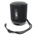 M2Tec Tragbarer Bluetooth Lautsprecher Soundbox Soundstation Musikbox Radio MP3 USB Micro SD M2-129, Farbe: Schwarz