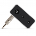 Bluetooth V5.0 Empfänger, Drahtloser Aux Bluetooth Adapter, Tragbarer Bluetooth Audio Adapter mit Freisprechanrufen und Sprachas