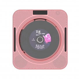 More about YHS-08C Tragbarer CD-Player Wandmontierbarer CD-Musik-Player Bluetooth-Fernbedienung FM-Radio HiFi-Lautsprecher mit 3,5-mm-USB-L