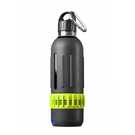 SDigital Spritz Workout-Kit, Trinkflasche mit Bluetooth-Lautsprecher (BPA-frei, MP3, 360 Grad-Sound, Spritzwassergeschützt)