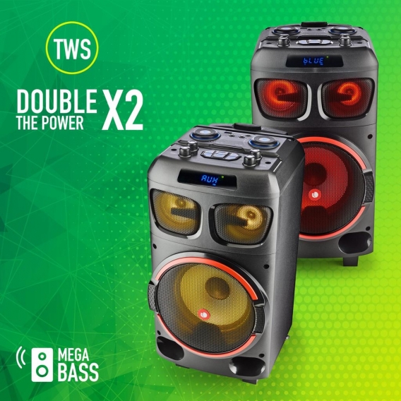 NGS WILD DUB ZERO, 7,62 cm (3 Zoll), 20,3 cm (8 Zoll), 120 W, 20 W, 20 - 20000 Hz, Verkabelt & Kabellos