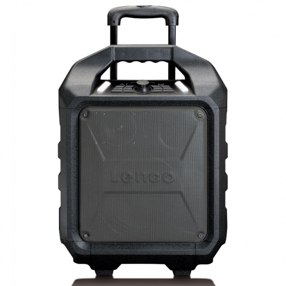 Lenco PA-90 - Tragbarer Bluetooth Lautsprecher mit FM-Radio und USB - Schwarz