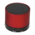 Omega OG47 rot Bluetooth Speaker mit FM-Radio und SD-Kartenslot