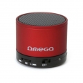 Omega OG47 rot Bluetooth Speaker mit FM-Radio und SD-Kartenslot