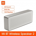 Xiaomi Mi BT Lautsprecher Square Box 2 Stereo Portable HD Soundqualitaet Soundbox Bass Lautsprecher Musik Audio Player Musikvers