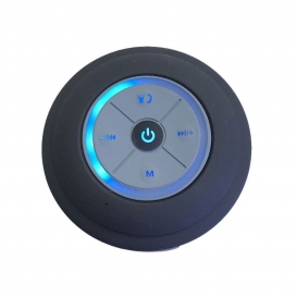 More about Q9 Wasserdichte drahtlose LED Freisprecheinrichtung TF-Karte Bluetooth-Lautsprecher mit Saugnapf-Schwarz