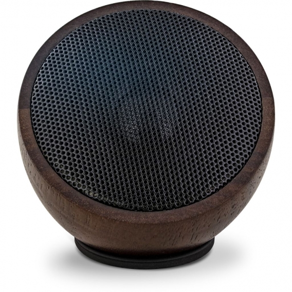 InLine® woodwoom, Mini Bluetooth Walnuss-Holz Lautsprecher, 52mm