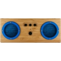 SCHWAIGER -VENERA 1095- YZSY Bluetooth-Lautsprecher "Blue Denim" im Bambusgehäuse