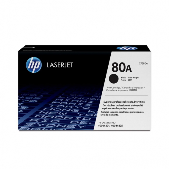 HP 80A Tonerkartusche - Schwarz Original - Laserdruck - Standard Kapazität - 1er Pack