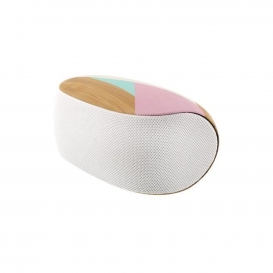 More about T'NB Art Scandi Nomad Bluetooth Lautsprecher - 5W - Weiß / Holz / Pink / Türkis