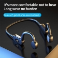 Knochenleitungs-Ohrhörer / Bluetooth 5.1 / Schweißfest / HD-Anrufe Handfree Open Ear Noise Cancelling 8H Musik-Ohrhörer zum Klet